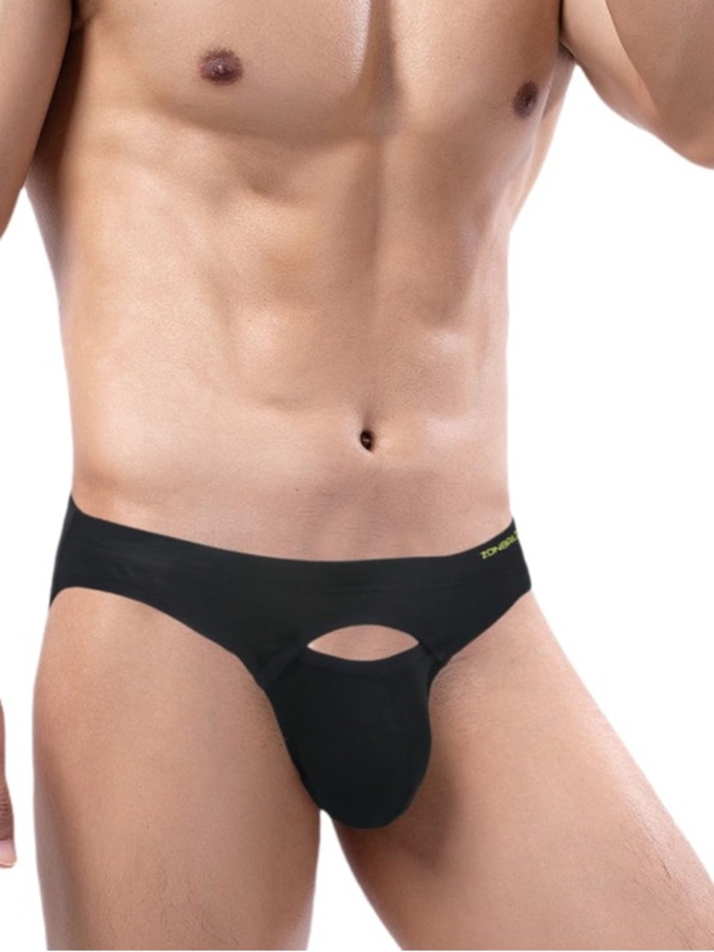 Men's Cutout Pouch Bamboo Brief